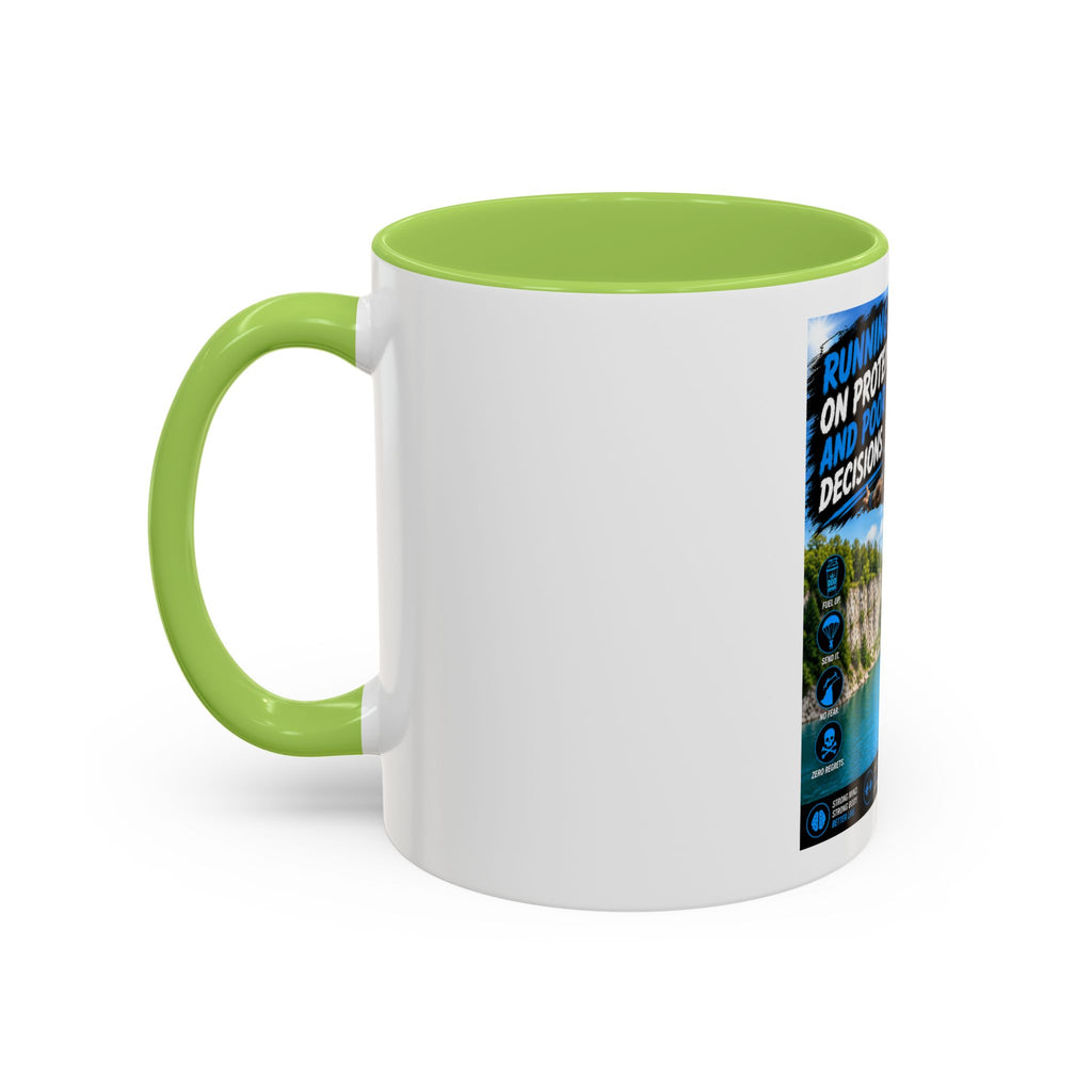 DDD (Doug the Damn Dog) "Running on Protein" Coffee Mug