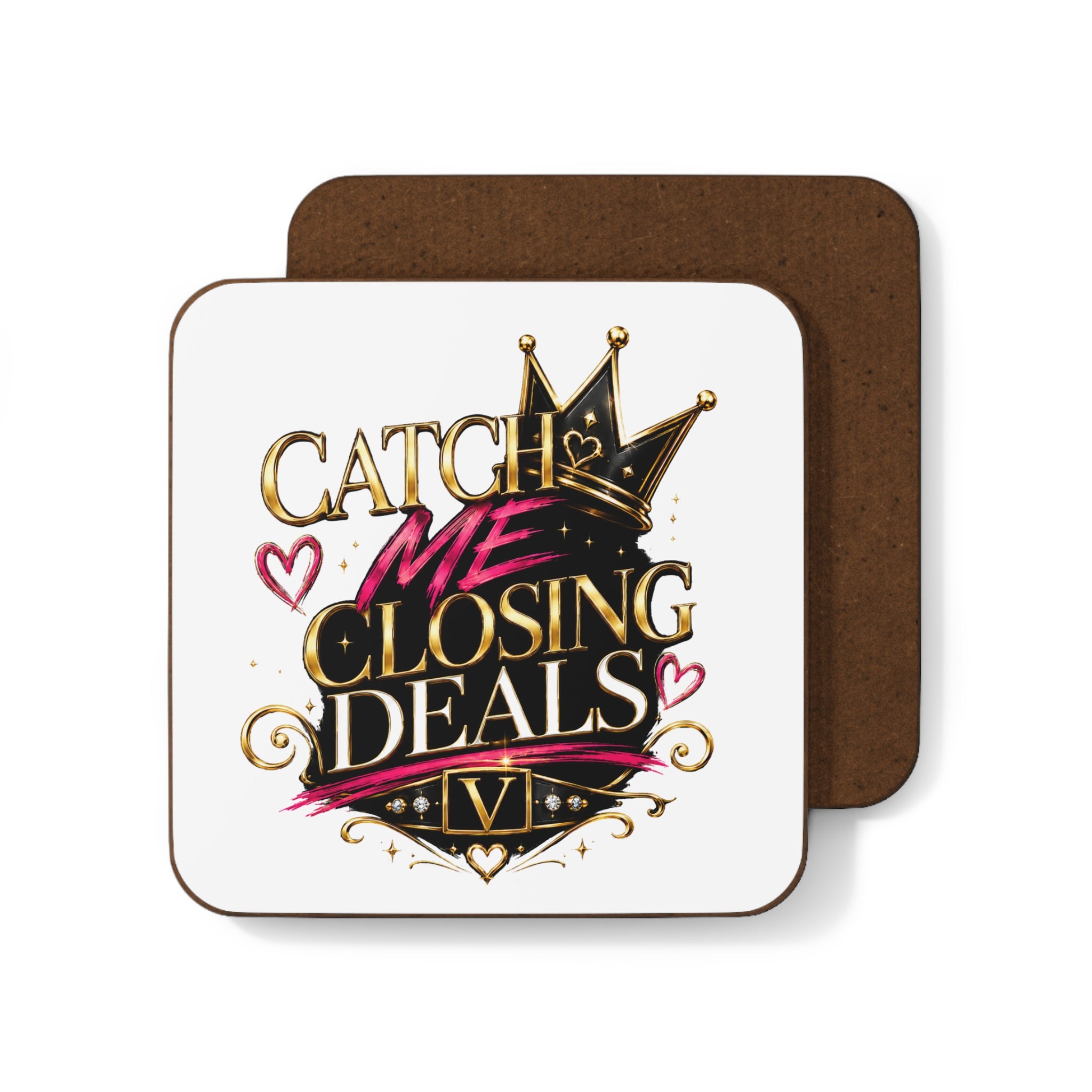 Catch Me Closing Deals Coaster — Vixen the Bossy Foxxy