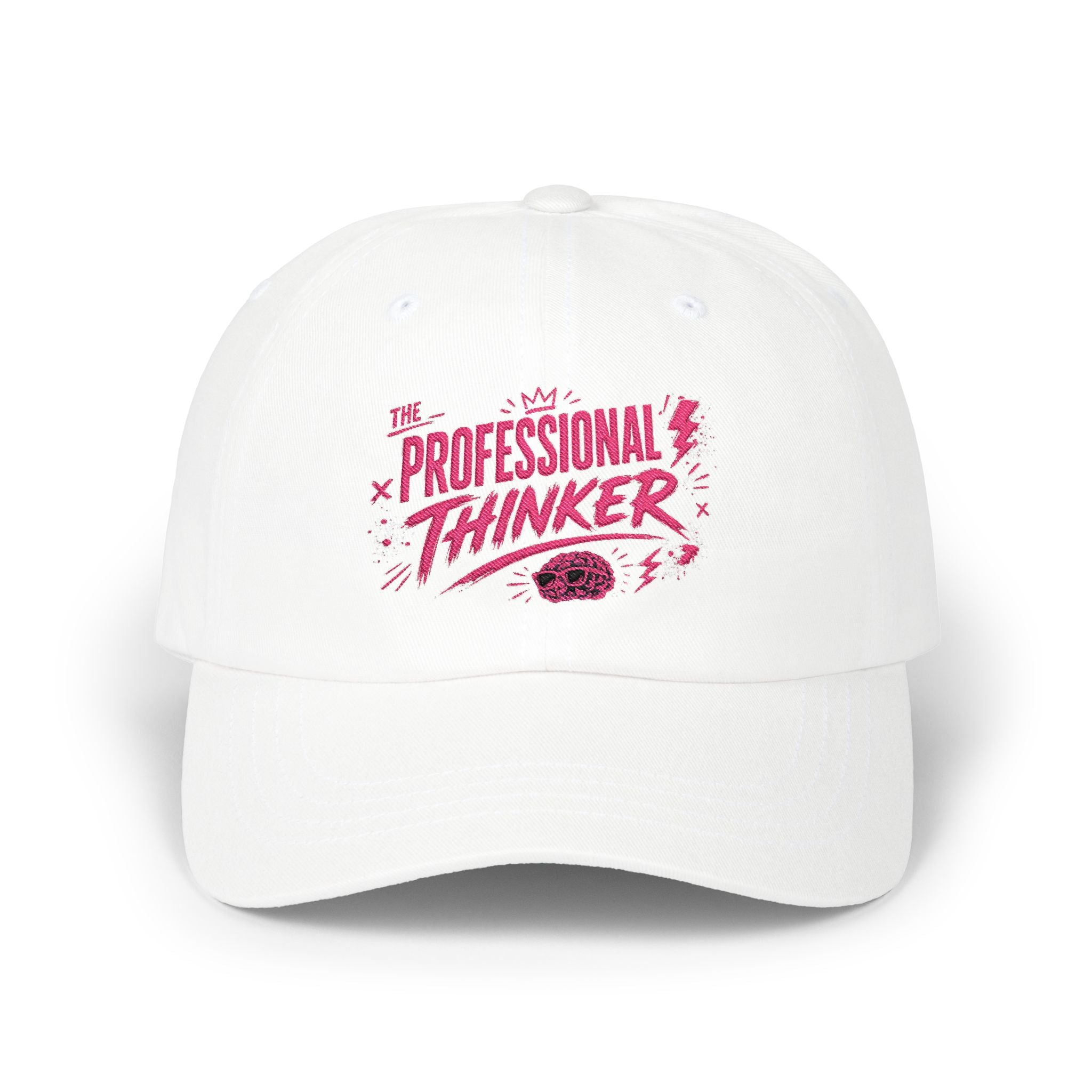 Professional Thinker Cap-Pink Font