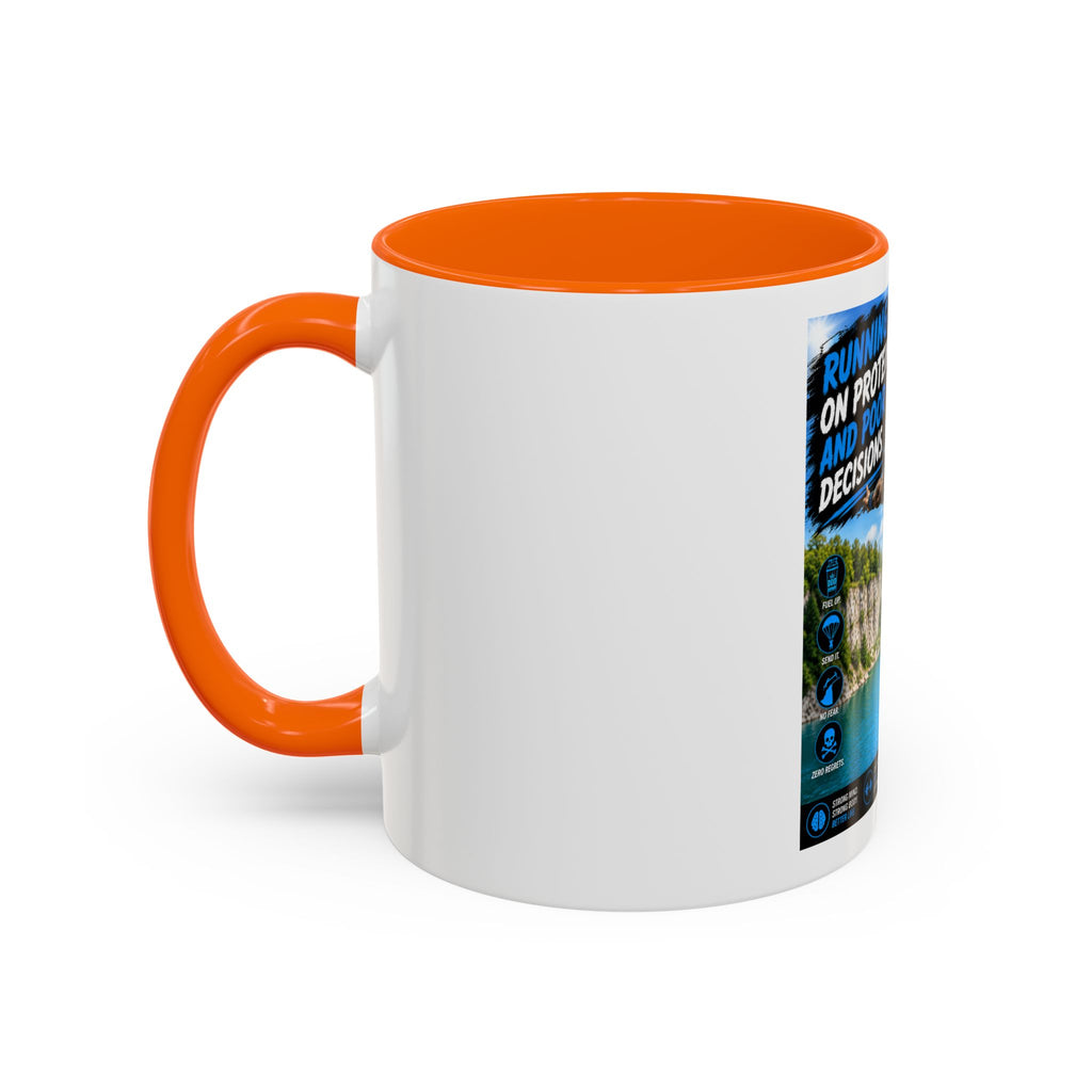 DDD (Doug the Damn Dog) "Running on Protein" Coffee Mug