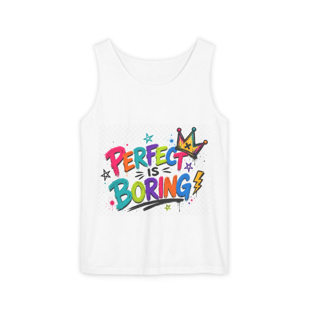 Ziggy the Raccoon-"Perfect Is Boring" Tank Top