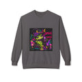 Crewneck Sweatshirt — Cute Witch Frog "Spells > Stress" Graphic