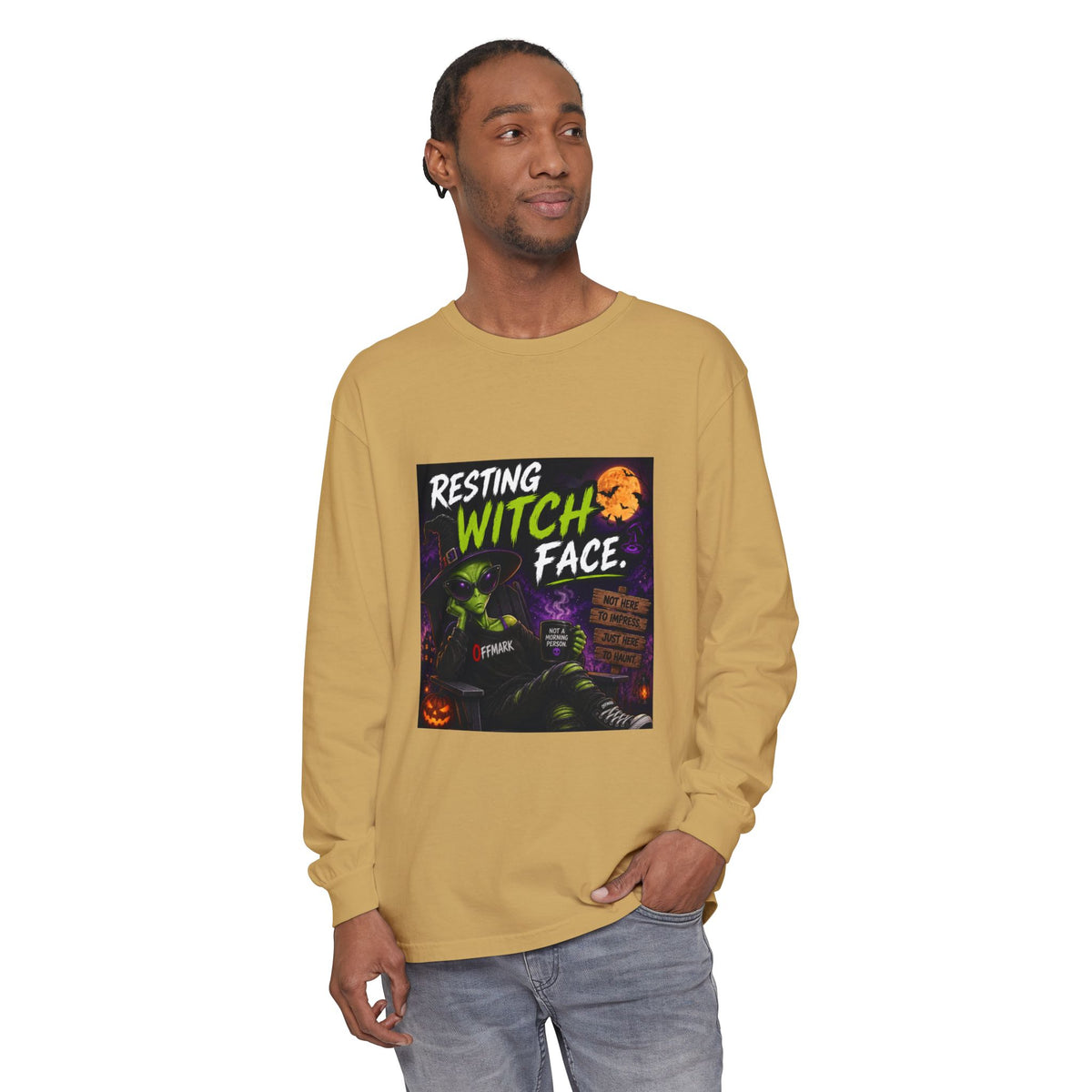 Unisex Garment-dyed Long Sleeve T-Shirt