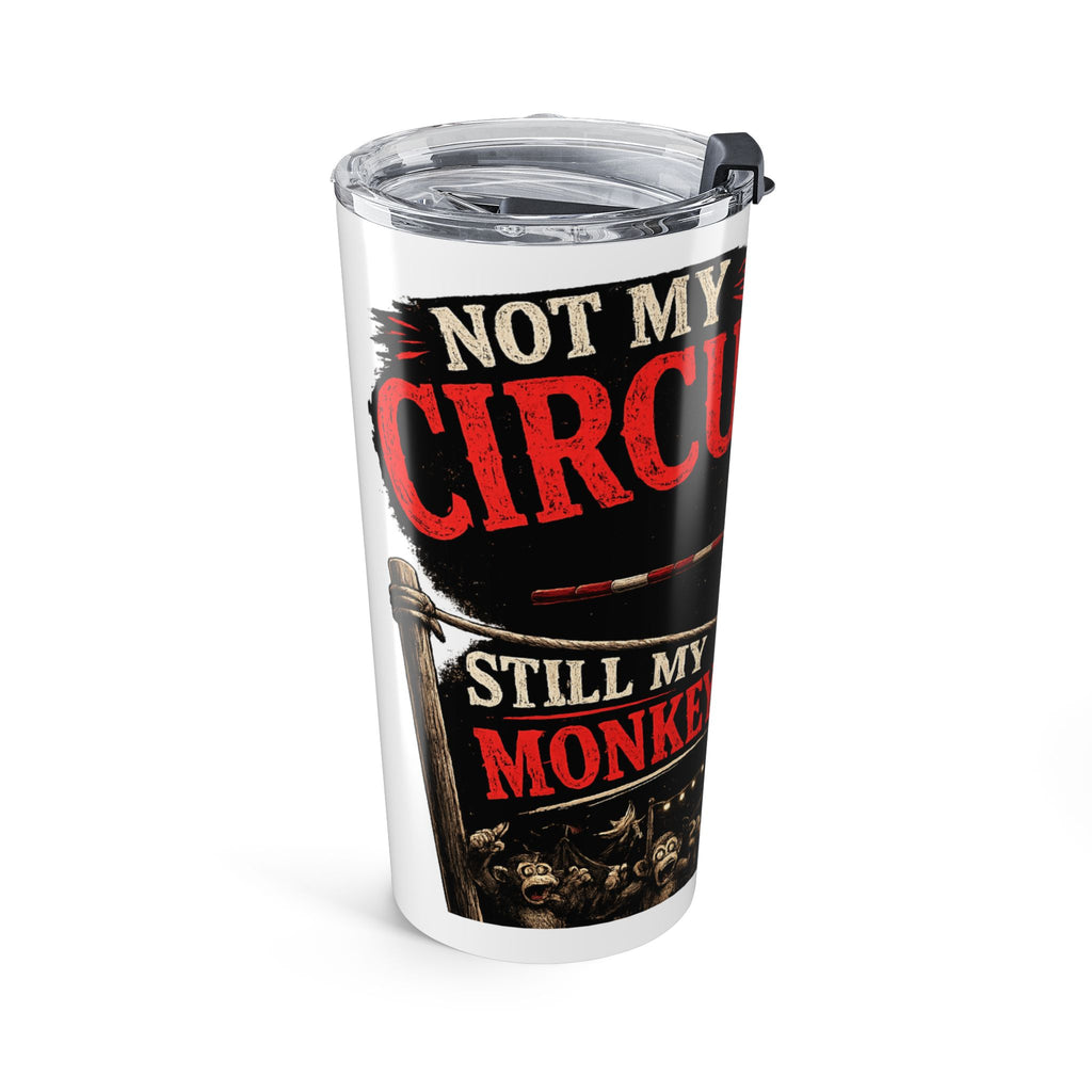 Murphy the Cat 'Not My Circus, Not My Monkeys' Insulated Travel Cup