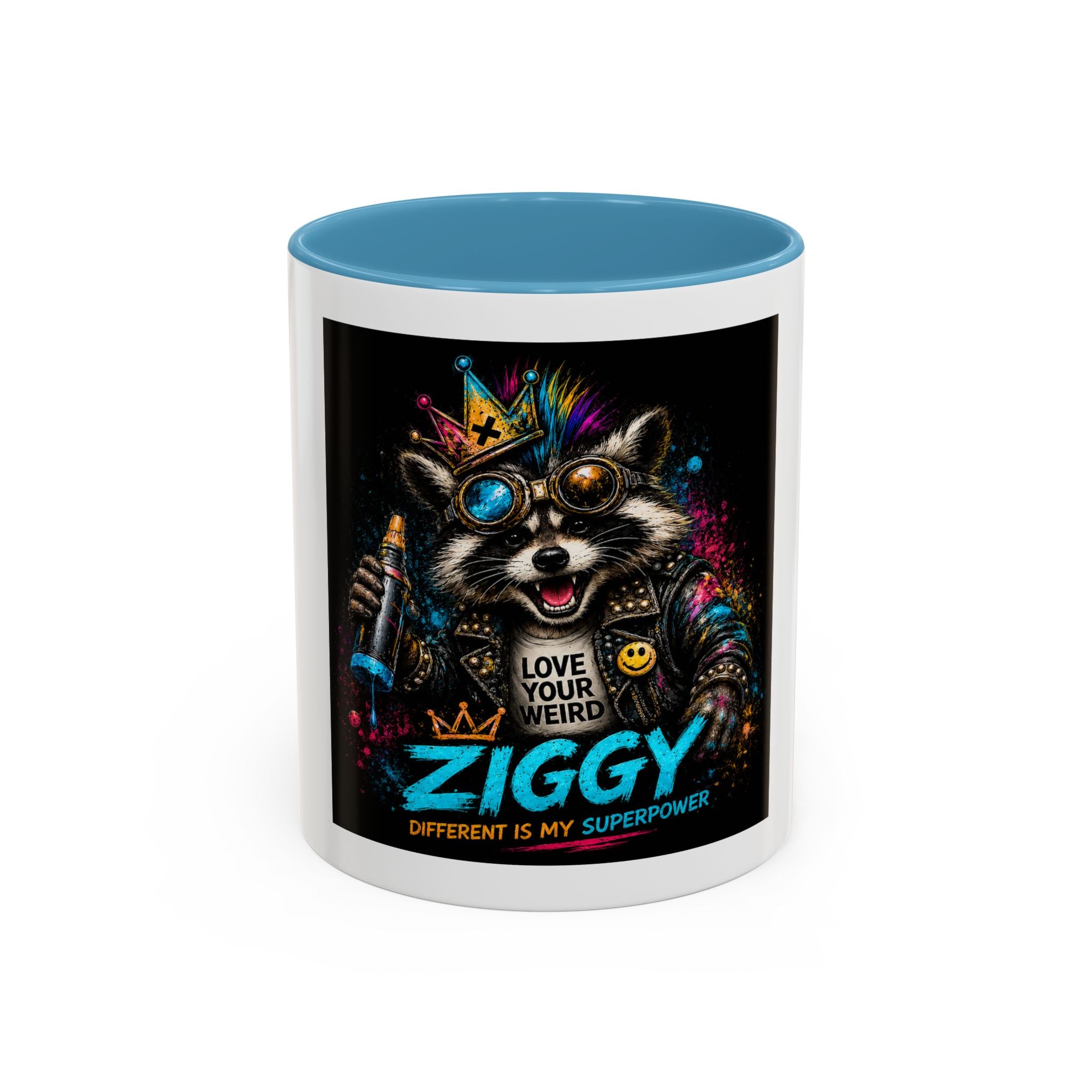 Coffee Mug — Ziggy Raccoon 'Love Your Weird'