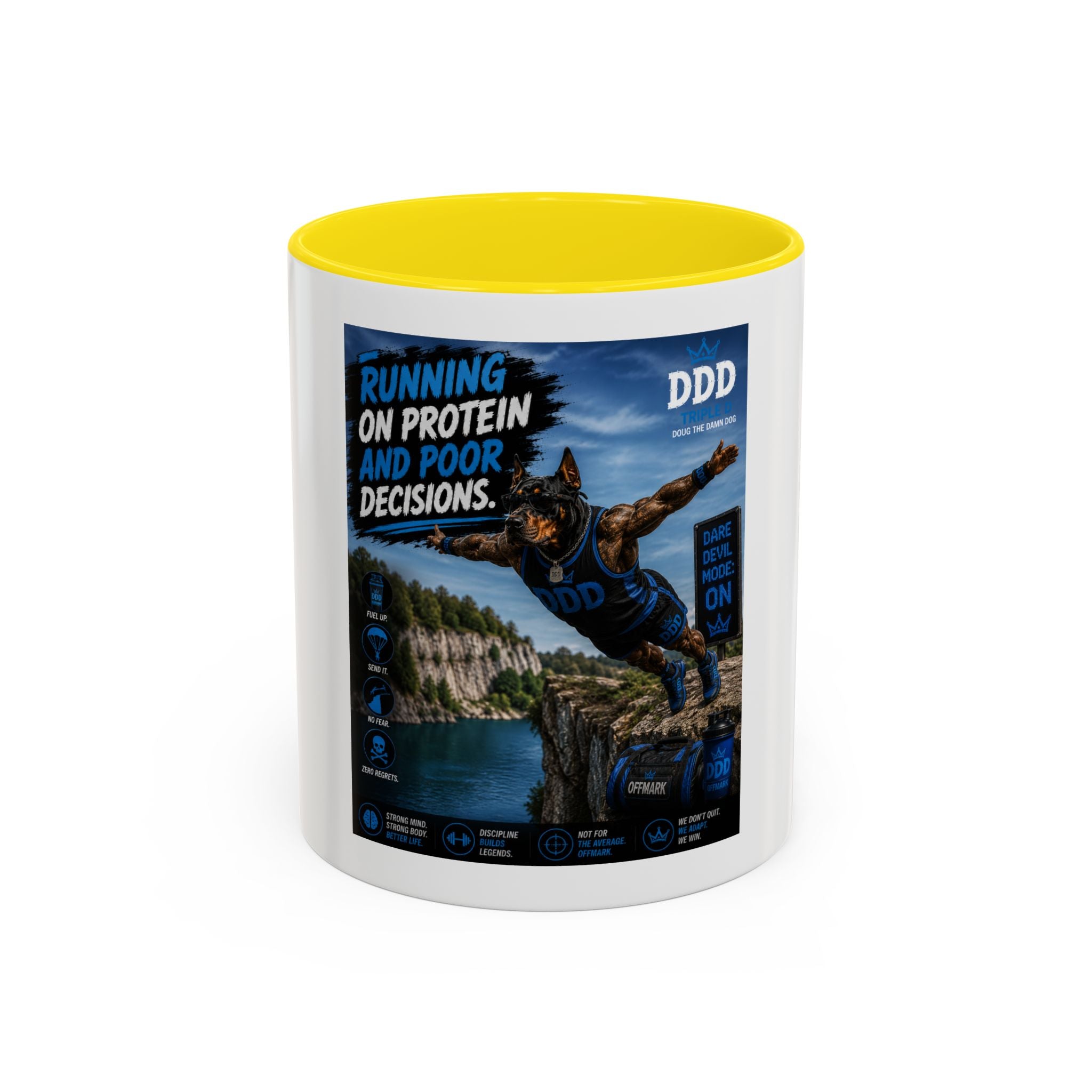 Running on Protein Coffee Mug  DDD