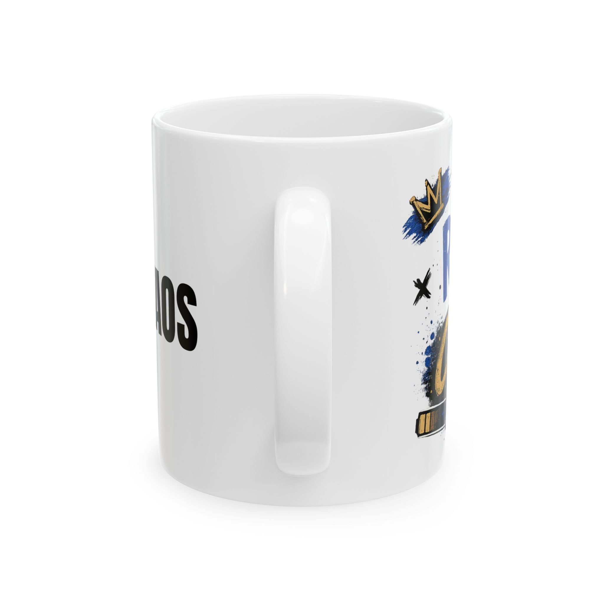 Coffee Mug - "Running on Caffeine & Chaos" Skull Design