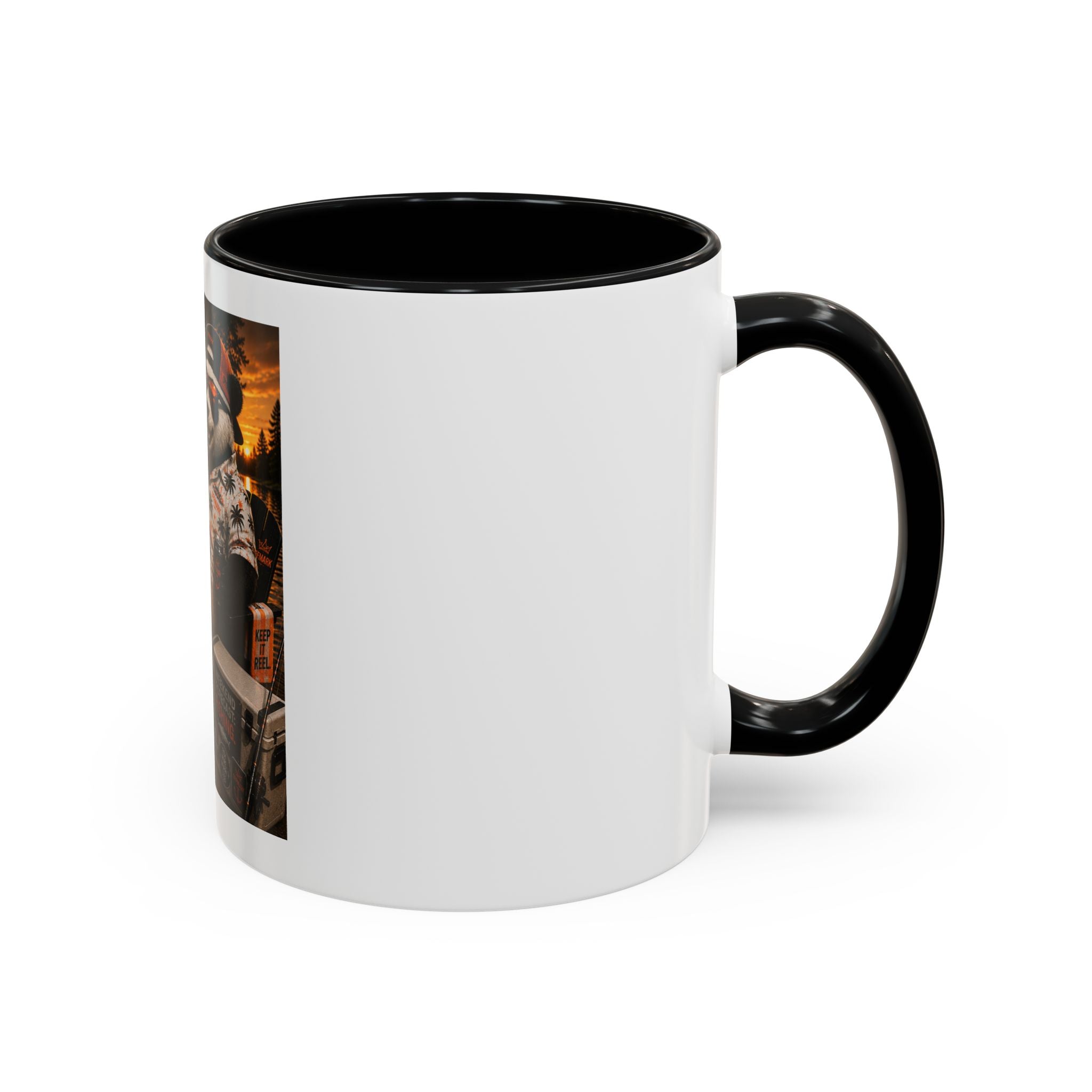 "R-E-E-L Therapy" Fishing RIP the Panda Bear Mug