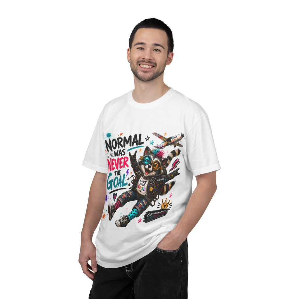 Ziggy the Raccoon-"Normal Was Never the Goal"  T shirt
