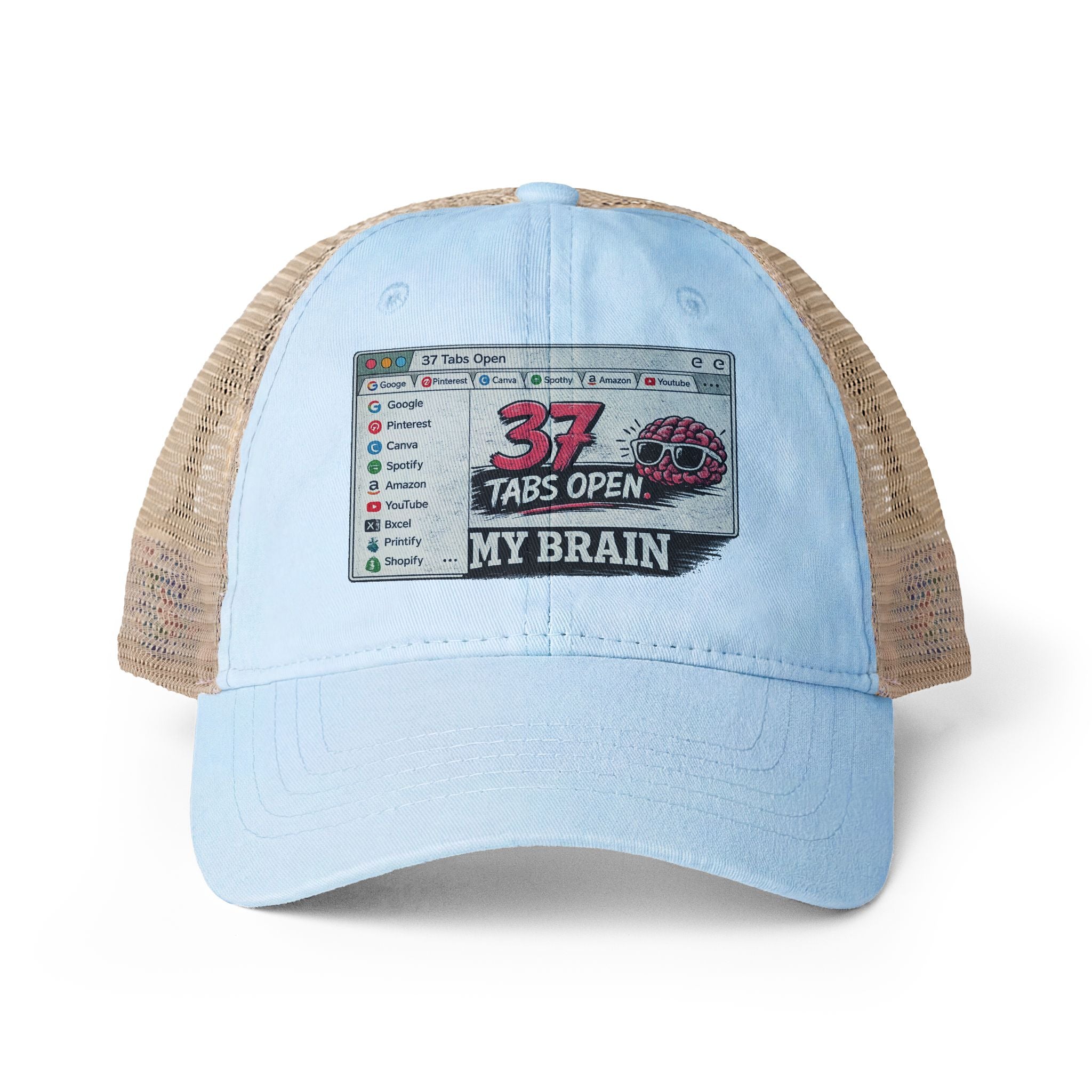 Women's Washed Mesh-Back Cap