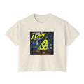 It’s Time to Leave This Planet Graphic Tee — Women’s Boxy Crop Top