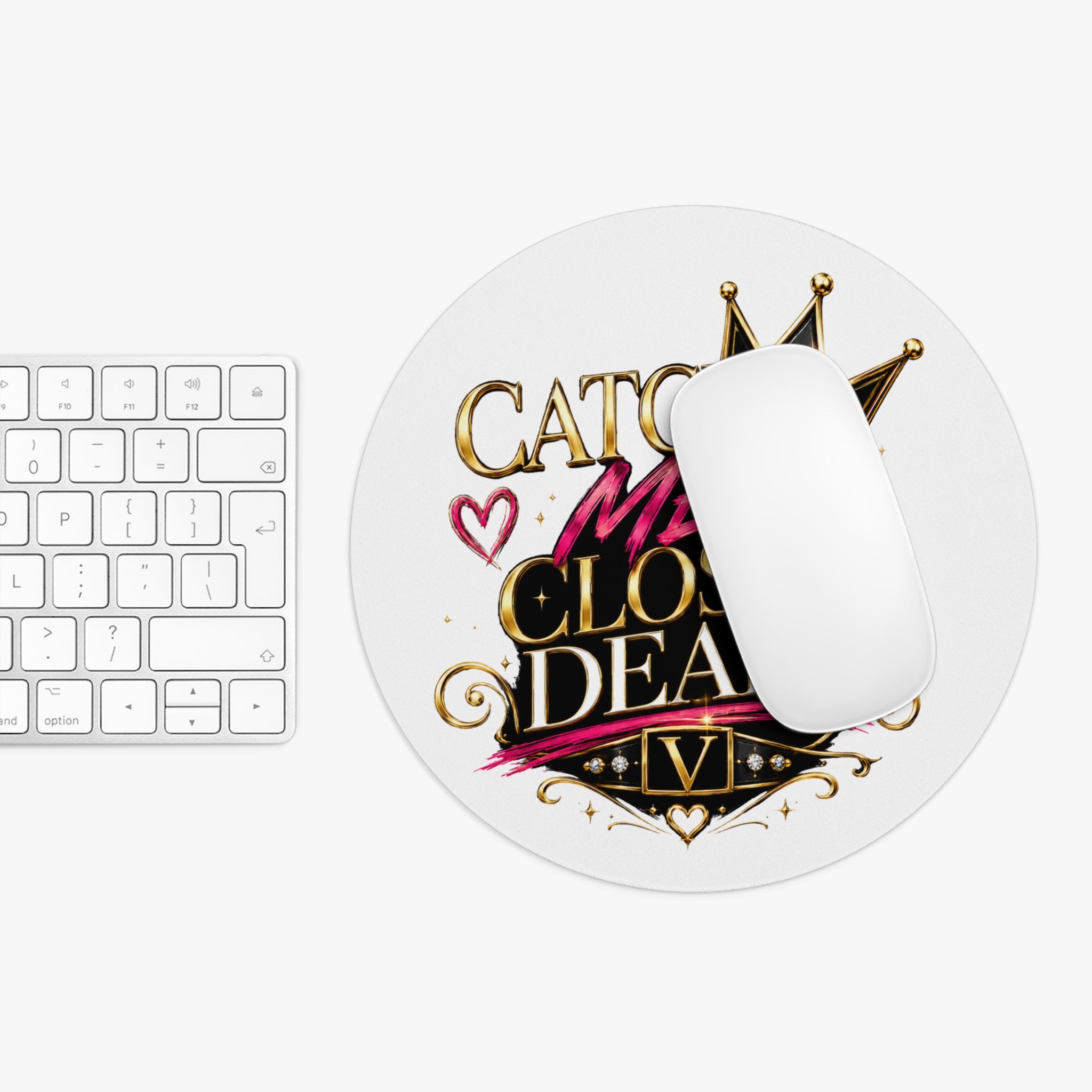 Catch Me Closing Deals Mouse Pad — Vixen the Bossy Foxxy