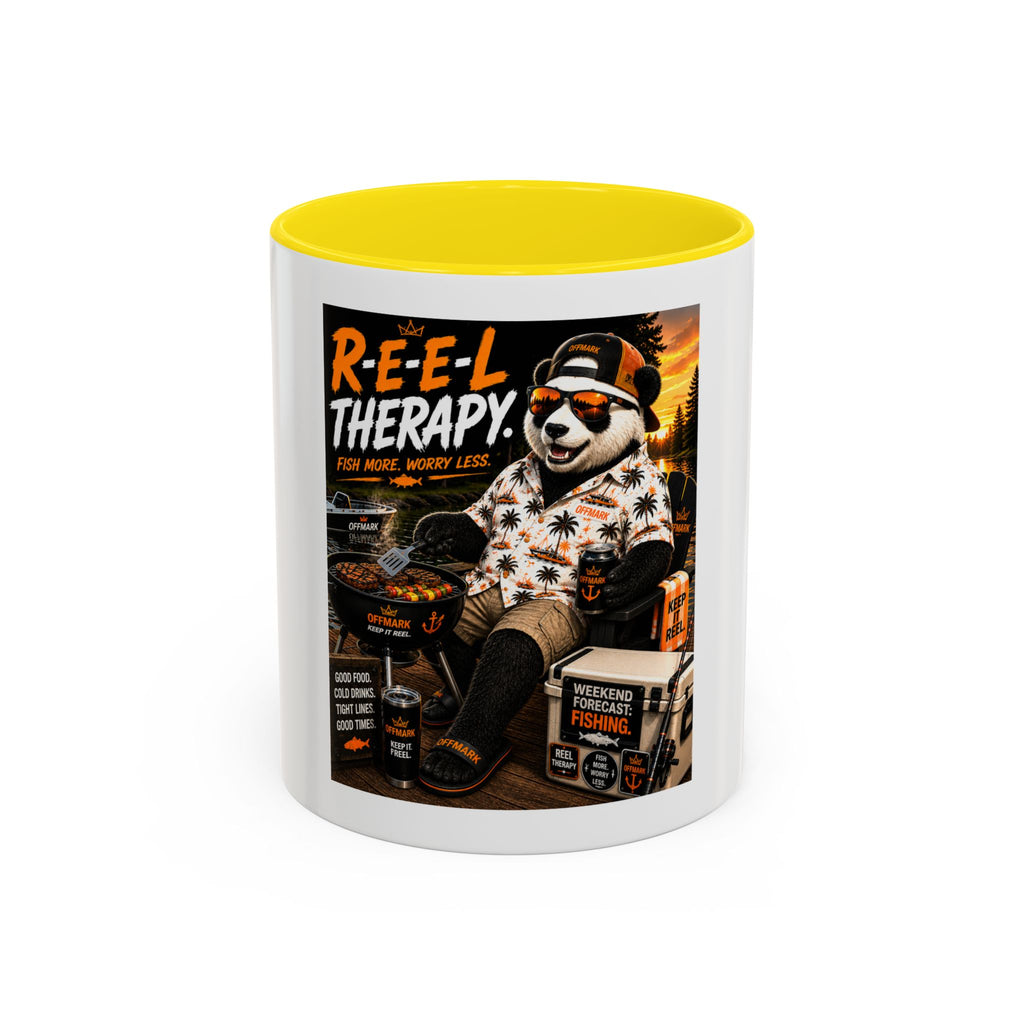 RIP the Panda Bear "R-E-E-L Therapy" Mug