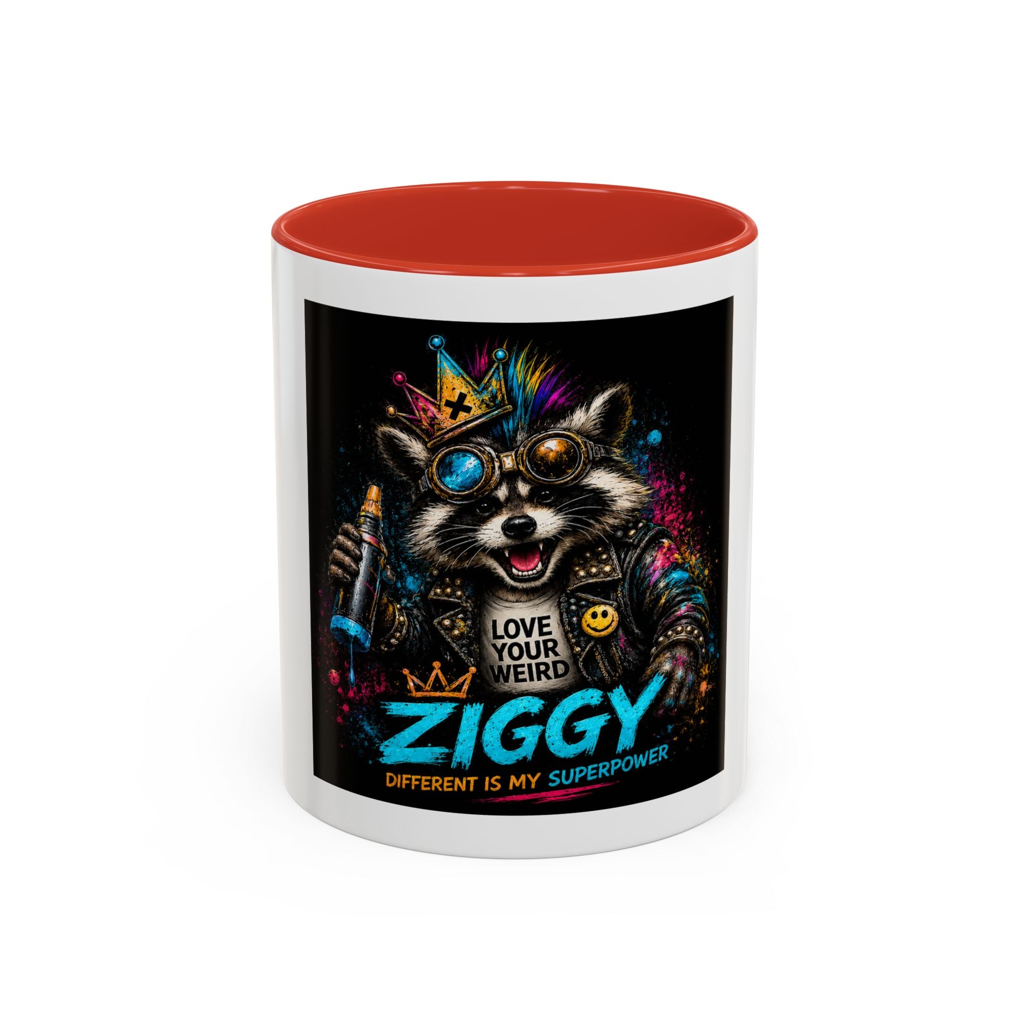Coffee Mug — Ziggy Raccoon 'Love Your Weird'
