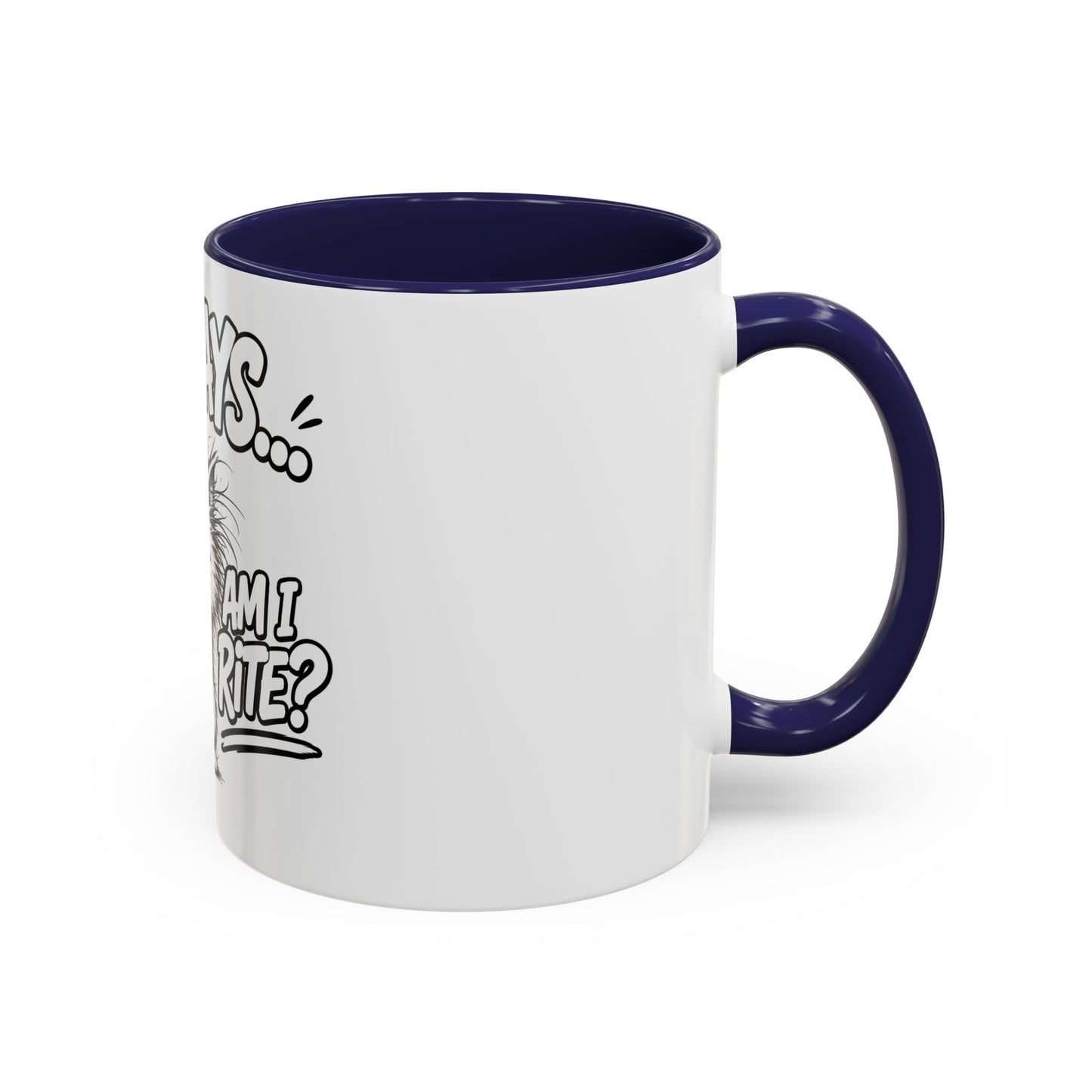 Mondays... Am I Rite? Grumpy Cat Accent Coffee Mug