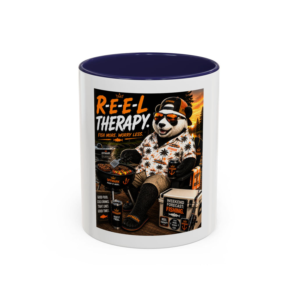 RIP the Panda Bear "R-E-E-L Therapy" Mug