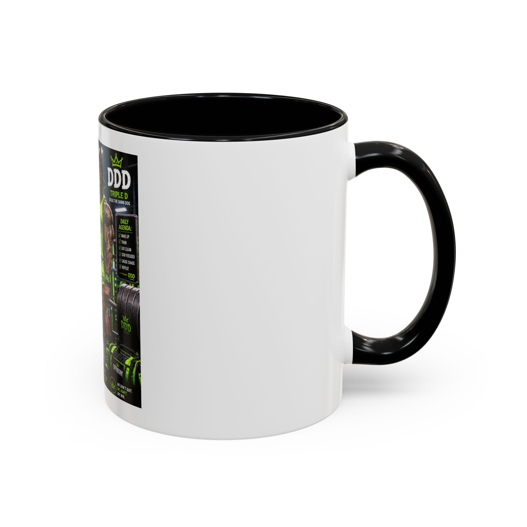 DDD (Doug the Damn Dog) "I Lift Things On Purpose" Coffee Mug