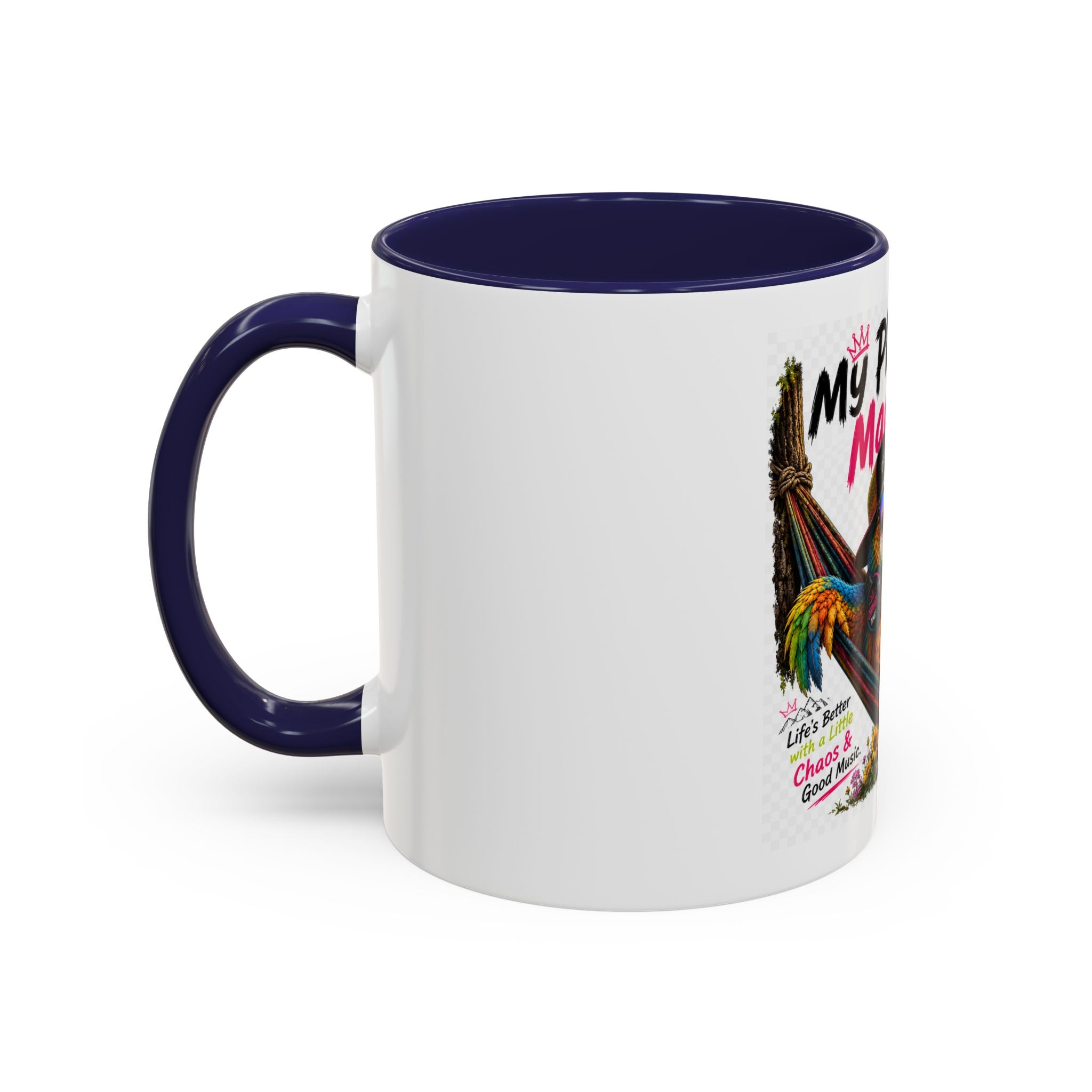 Remix the Parrot "My Playlist Made me do it" Coffee Mug