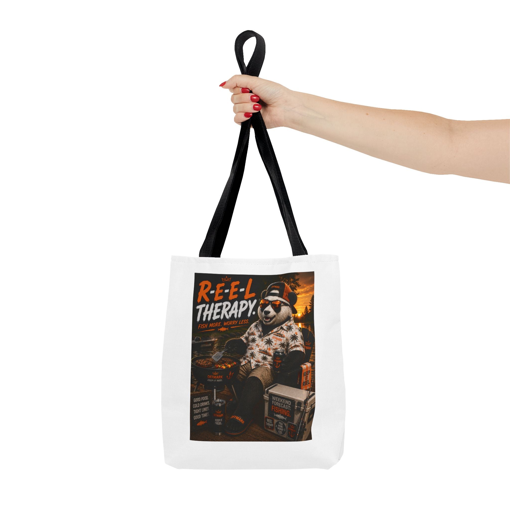 "Reel Therapy" RIP the Panda Bear Tote