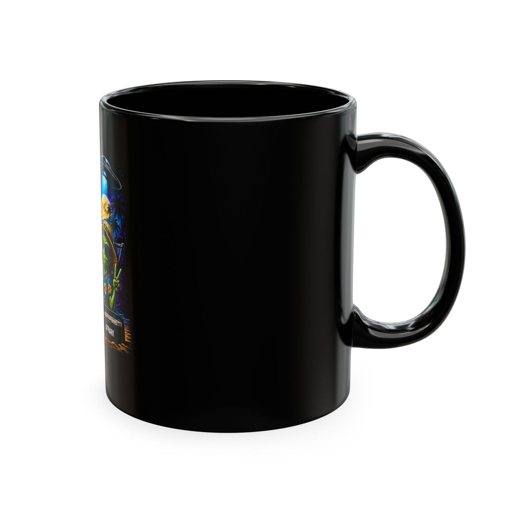 Alien Vacation Coffee Mug – "My Next Vacation Is Off This Planet" Ceramic Travel Gift