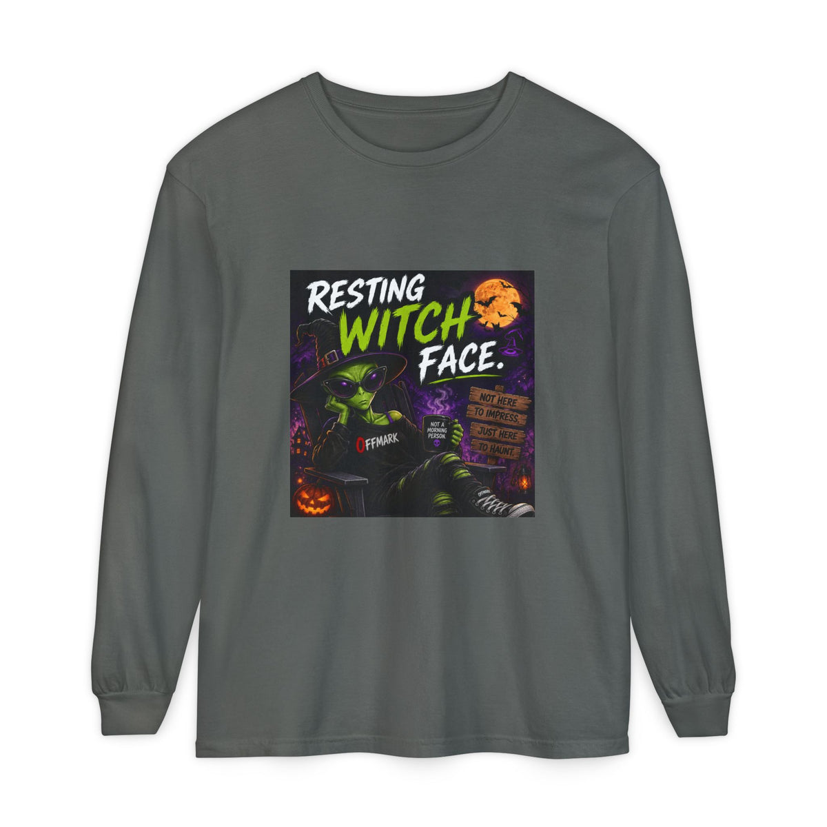 Unisex Garment-dyed Long Sleeve T-Shirt