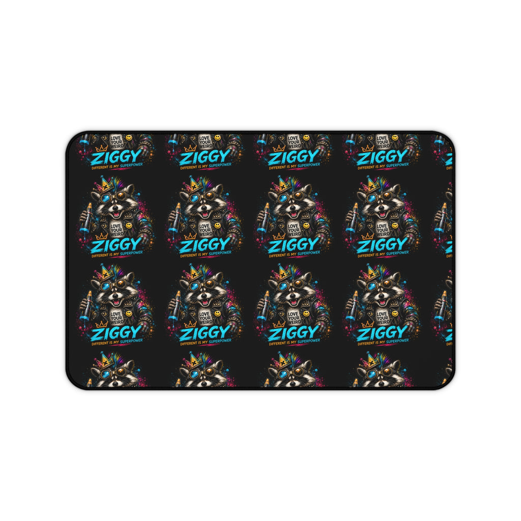 Ziggy the Raccoon Desk Mat
