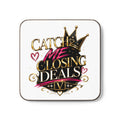 Catch Me Closing Deals Coaster — Vixen the Bossy Foxxy