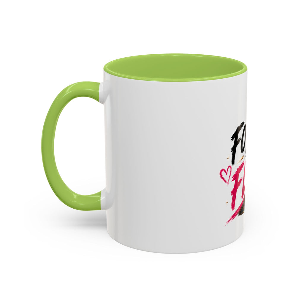 Focus Is My Flex Accent Coffee Mug — Vixen the Foxxy Boss