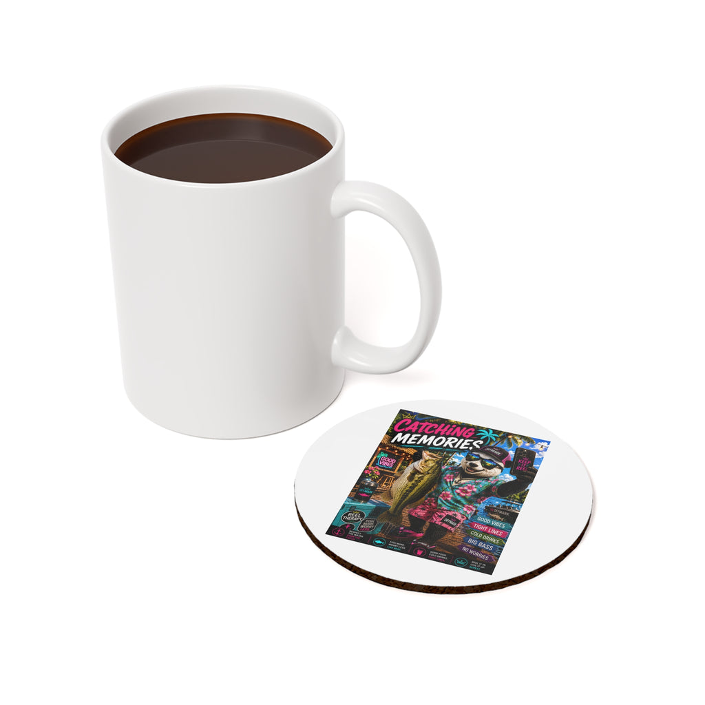 Catching Memories Cork Coaster – RIP the Panda Bear