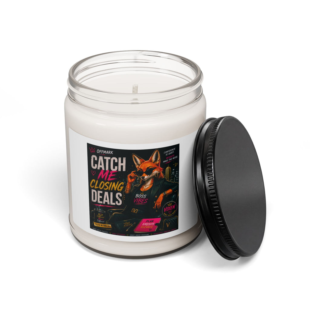 Catch Me Closing Deals — 9oz Scented Soy Candle-Vixen
