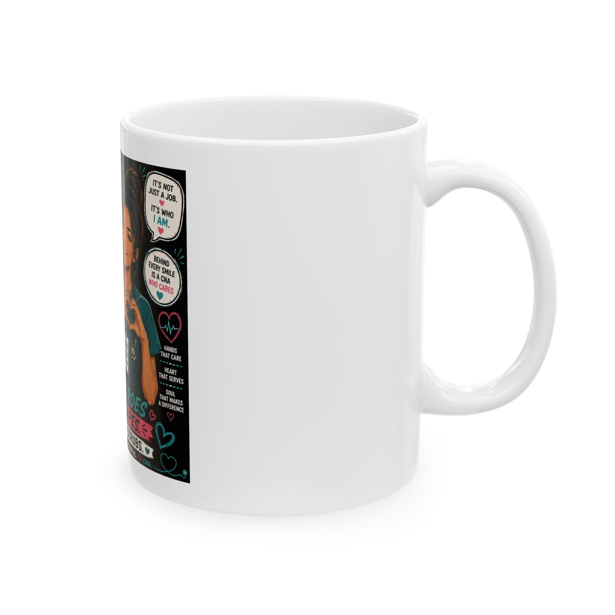 Nurse Appreciation Ceramic Mug – “I’m Not Just A Nurse, I’m A Nurse Who Saves Lives” Coffee Cup