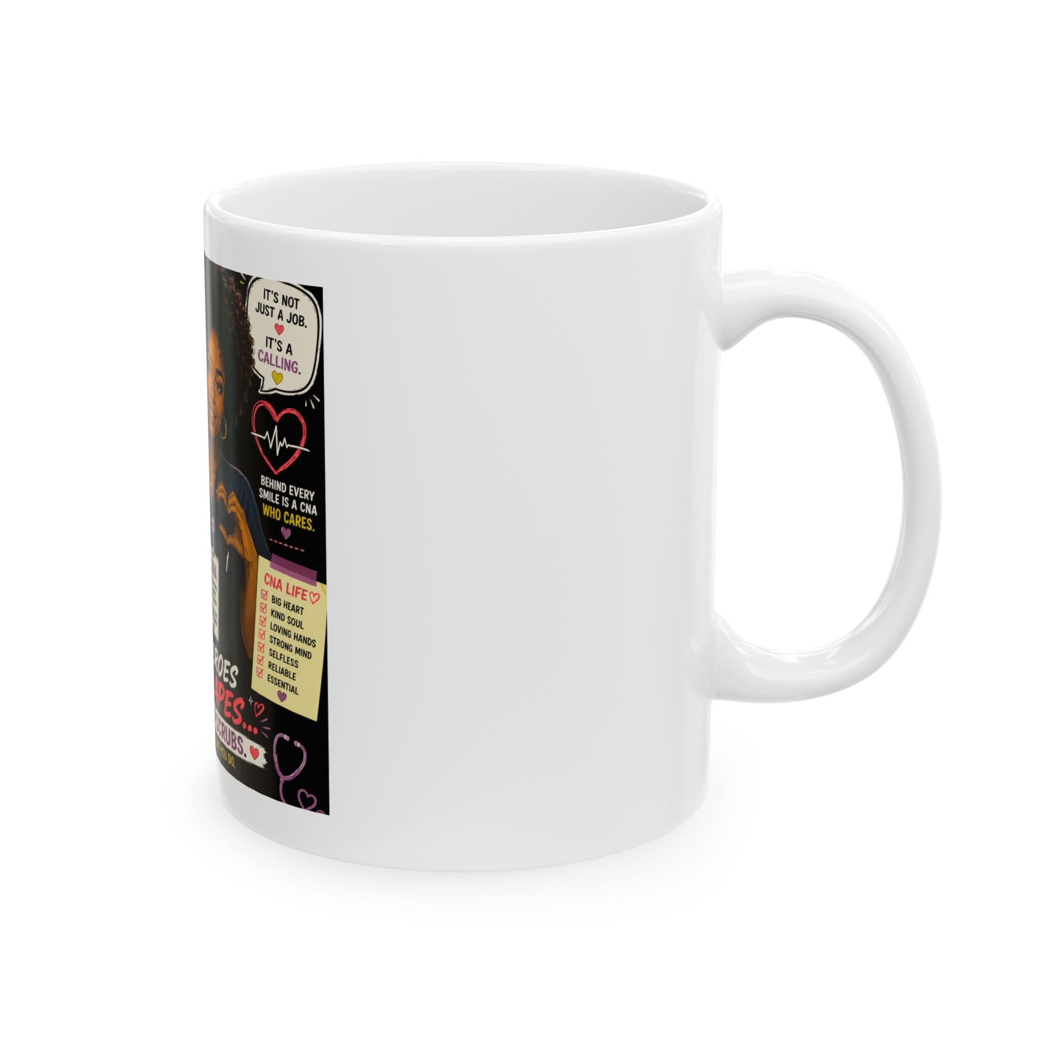 Nurses Are Heroes Ceramic Mug