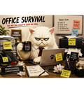 Office Survival-T-Shirt-Murphy the Cat